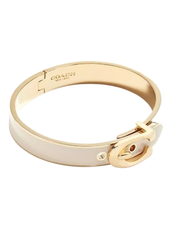 Coach Jewelry - Coach Enamel Signature C Buckle Bangle Bracelet